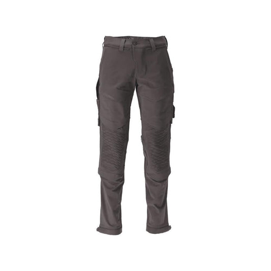Pantaloni, tasche al ginocchio, pantaloni resistenti ed elasticizzati, grigio antracite