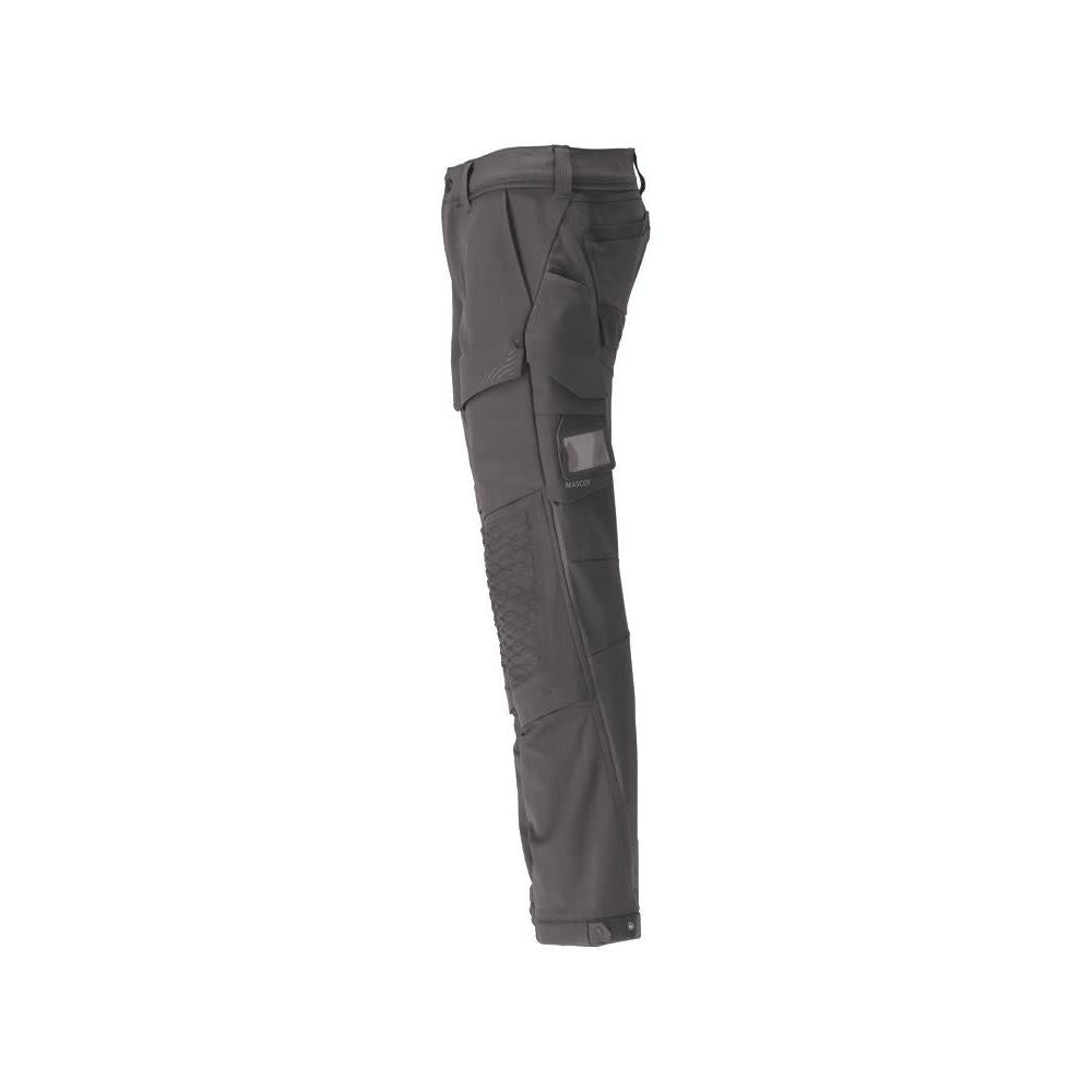 Pantaloni, tasche al ginocchio, pantaloni resistenti ed elasticizzati, grigio antracite