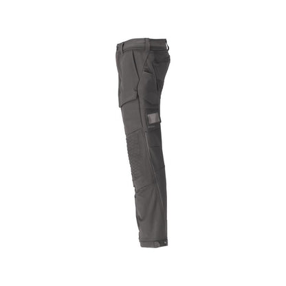 Pantaloni, tasche al ginocchio, pantaloni resistenti ed elasticizzati, grigio antracite