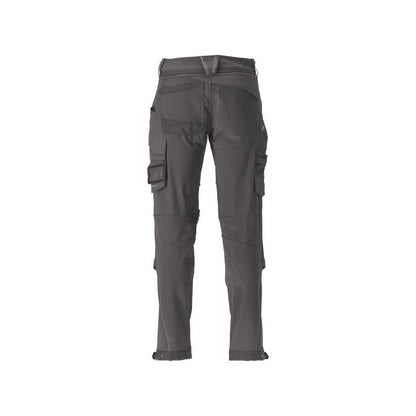 Pantaloni, tasche al ginocchio, pantaloni resistenti ed elasticizzati, grigio antracite