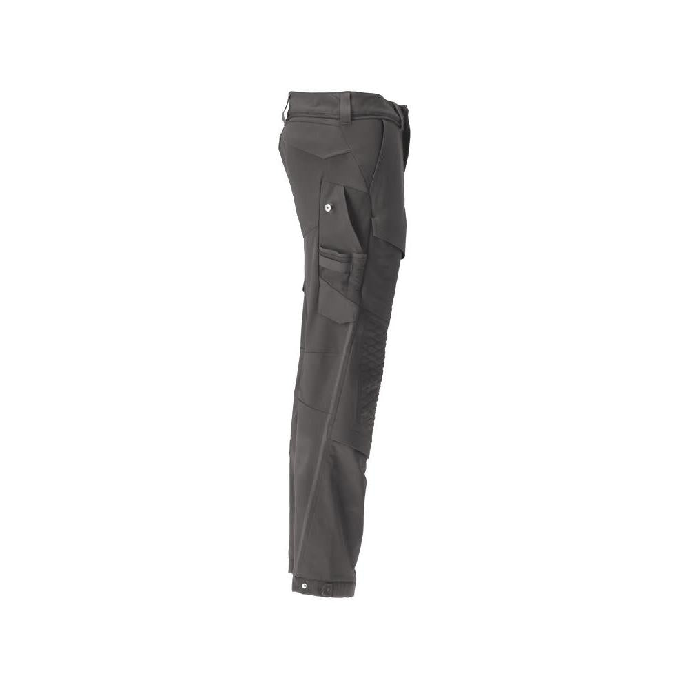 Pantaloni, tasche al ginocchio, pantaloni resistenti ed elasticizzati, grigio antracite