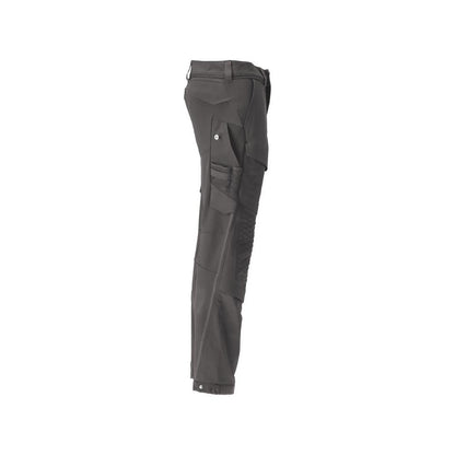 Pantaloni, tasche al ginocchio, pantaloni resistenti ed elasticizzati, grigio antracite