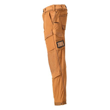 Pantaloni, tasche al ginocchio, elasticizzati, pantaloni leggeri, colore nocciola