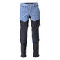 Pantaloni, tasche al ginocchio, elasticizzati, pantaloni leggeri, blu pietra/blu nero