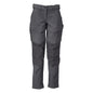 Pantaloni con tasche al ginocchio, pantaloni da donna, grigio antracite