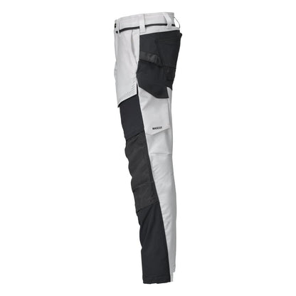 Pantaloni con tasche al ginocchio, pantaloni ULTIMATE STRETCH, colore bianco/grigio antracite