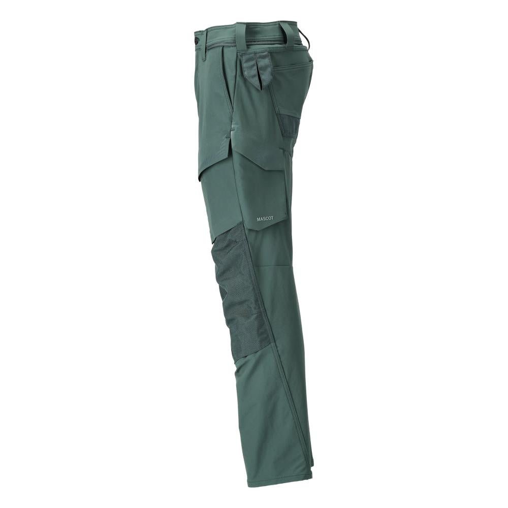 Pantaloni con tasche al ginocchio, pantaloni ULTIMATE STRETCH, verde bosco
