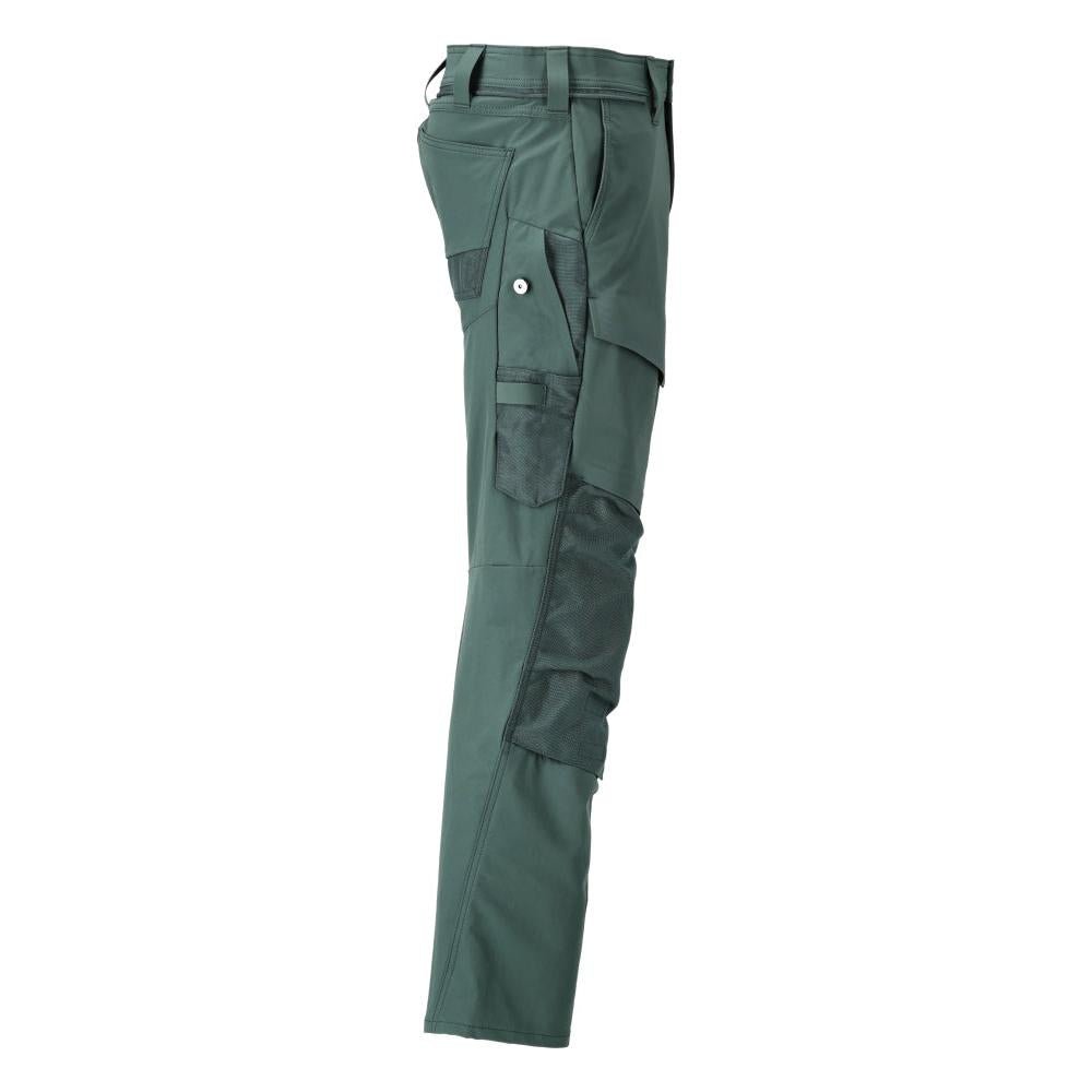Pantaloni con tasche al ginocchio, pantaloni ULTIMATE STRETCH, verde bosco