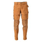 Pantaloni con tasche al ginocchio, pantaloni ULTIMATE STRETCH, colore nocciola