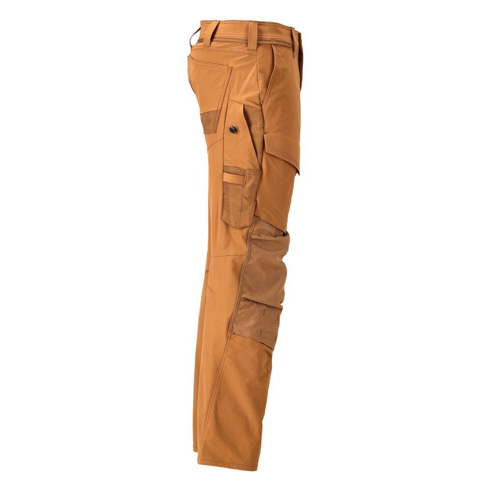 Pantaloni con tasche al ginocchio, pantaloni ULTIMATE STRETCH, colore nocciola