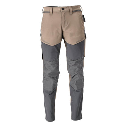 Pantaloni con tasche al ginocchio, pantaloni ULTIMATE STRETCH, beige sabbia scuro/grigio antracite