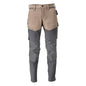 Pantaloni con tasche al ginocchio, pantaloni ULTIMATE STRETCH, beige sabbia scuro/grigio antracite