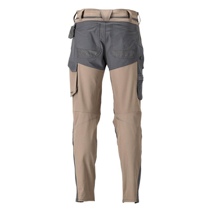 Pantaloni con tasche al ginocchio, pantaloni ULTIMATE STRETCH, beige sabbia scuro/grigio antracite