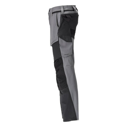 Pantaloni con tasche al ginocchio, pantaloni ULTIMATE STRETCH, grigio antracite/nero