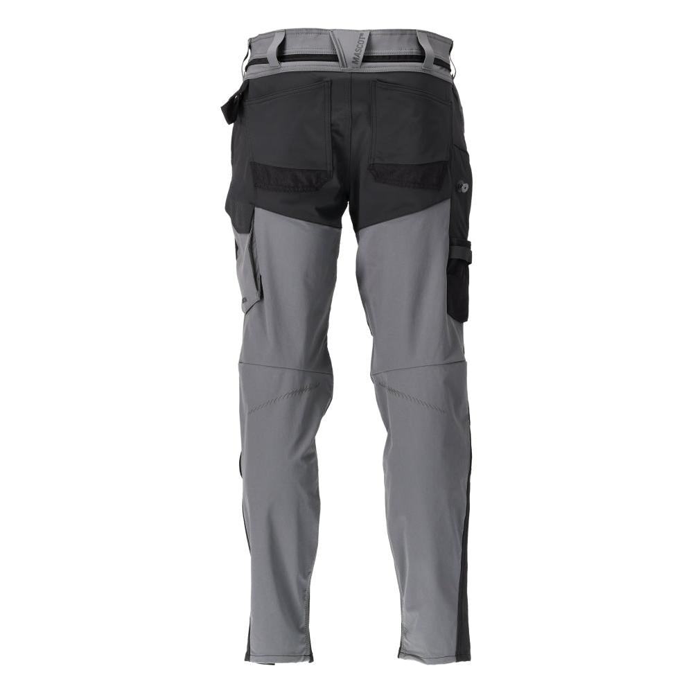 Pantaloni con tasche al ginocchio, pantaloni ULTIMATE STRETCH, grigio antracite/nero