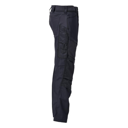 Pantaloni con tasche al ginocchio, nero-blu