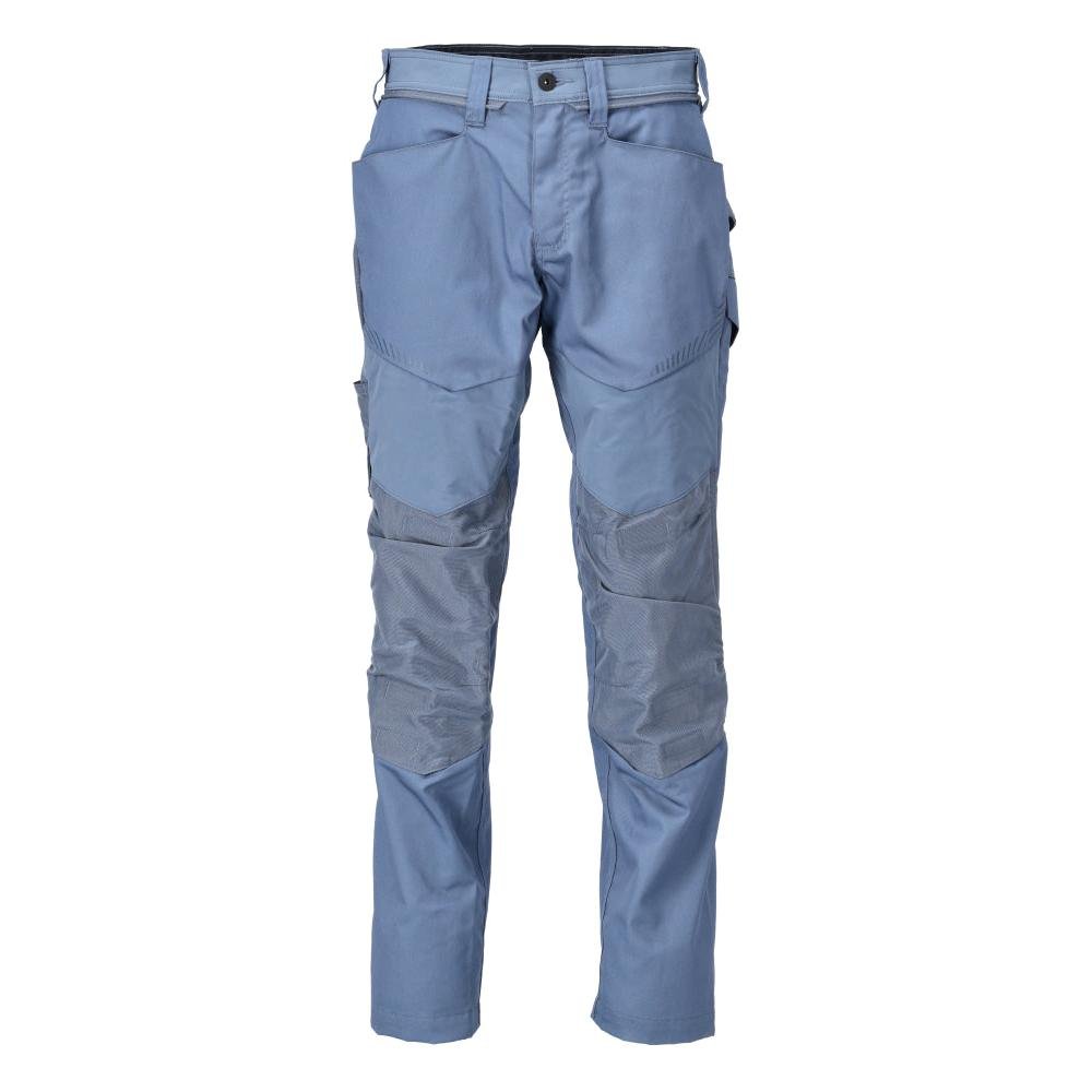 Pantaloni con tasche al ginocchio Pantaloni, colore blu pietra