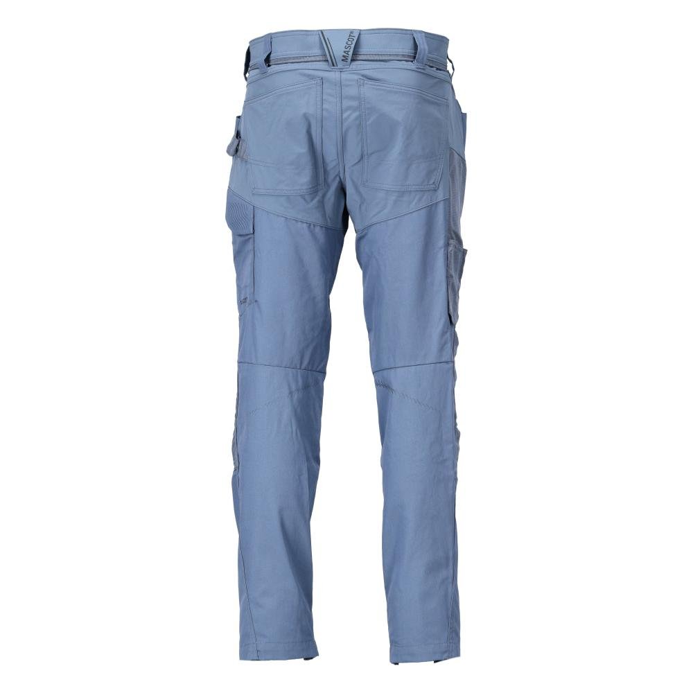 Pantaloni con tasche al ginocchio Pantaloni, colore blu pietra