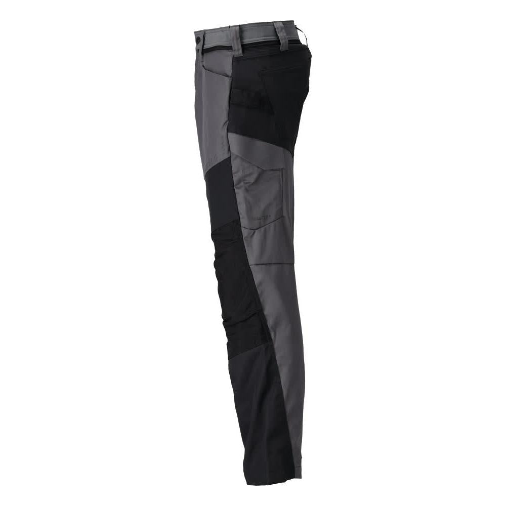 Pantaloni con tasche al ginocchio, colore grigio antracite/nero