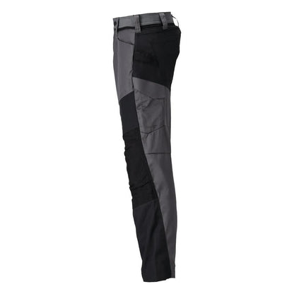 Pantaloni con tasche al ginocchio, colore grigio antracite/nero