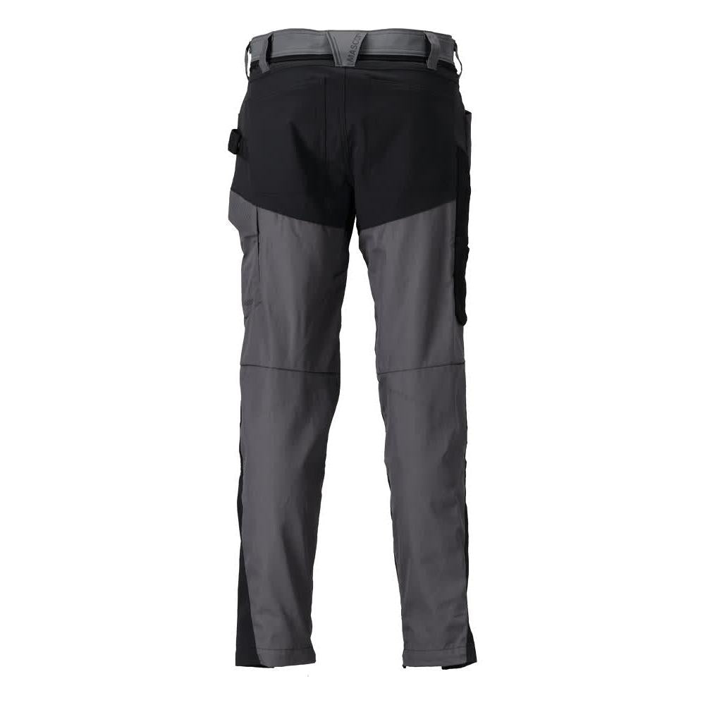 Pantaloni con tasche al ginocchio, colore grigio antracite/nero