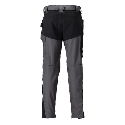 Pantaloni con tasche al ginocchio, colore grigio antracite/nero