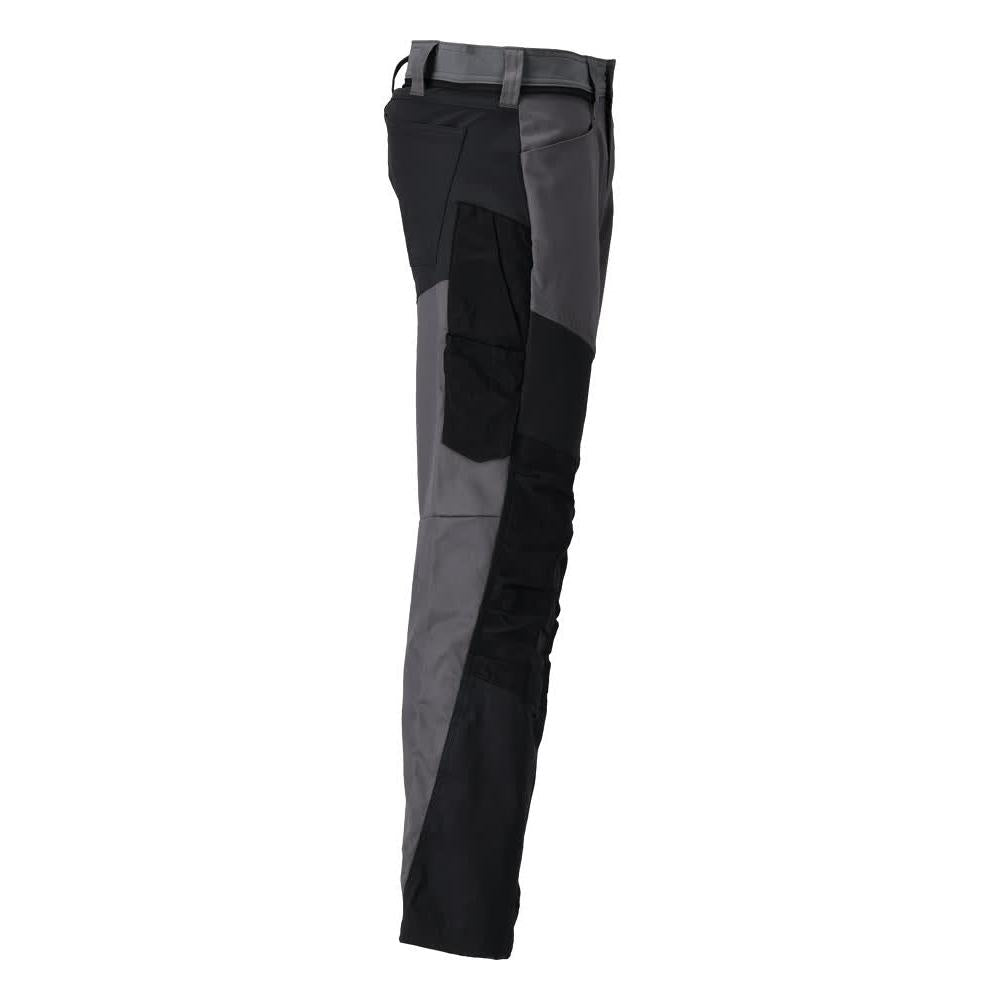 Pantaloni con tasche al ginocchio, colore grigio antracite/nero