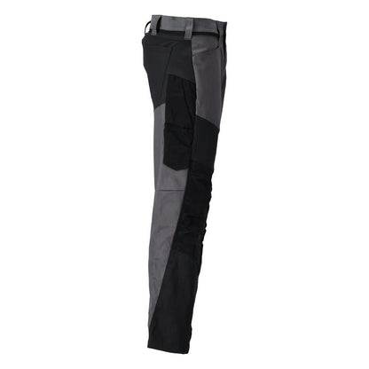 Pantaloni con tasche al ginocchio, colore grigio antracite/nero
