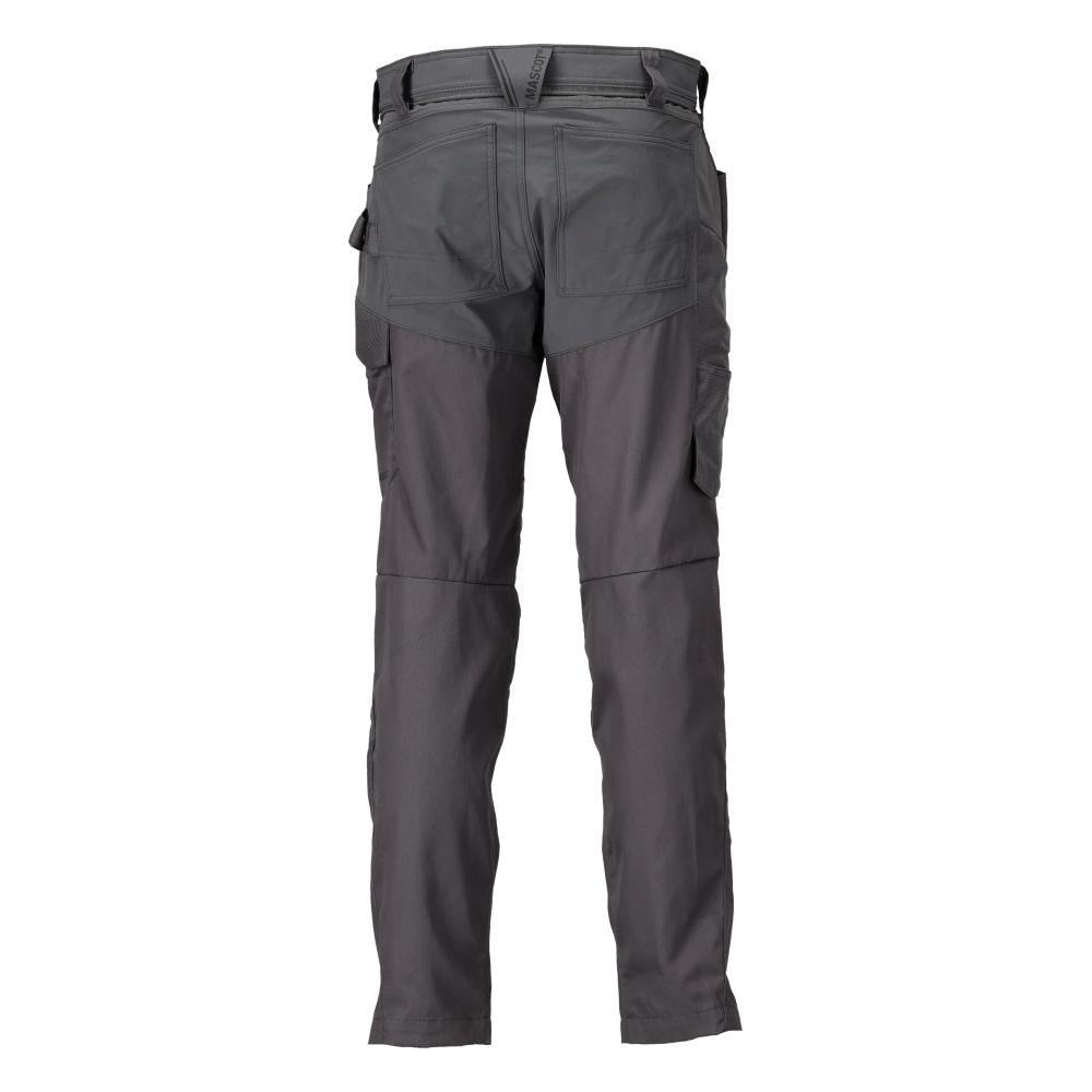 Pantaloni con tasche al ginocchio, colore grigio antracite