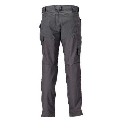 Pantaloni con tasche al ginocchio, colore grigio antracite