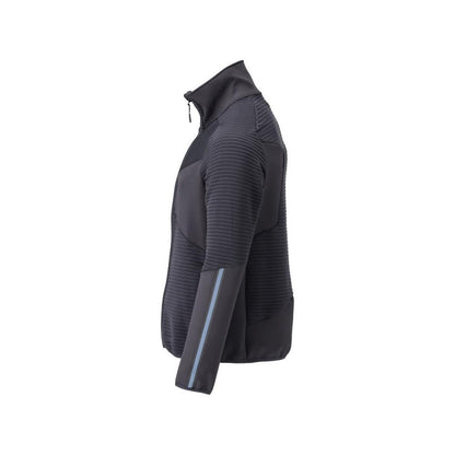 Pullover in pile con giacca in micropile con zip