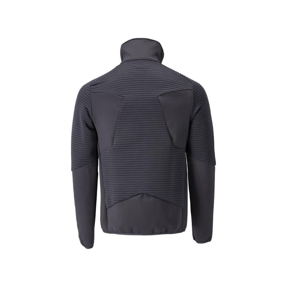 Pullover in pile con giacca in micropile con zip