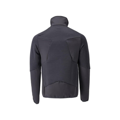 Pullover in pile con giacca in micropile con zip