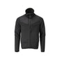 Pullover in pile con giacca in micropile con zip