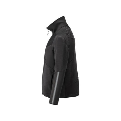 Pullover in pile con giacca in micropile con zip