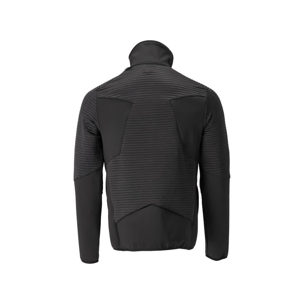 Pullover in pile con giacca in micropile con zip