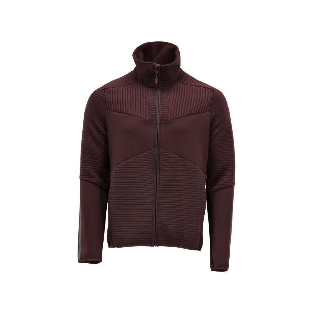 Pullover in pile con giacca in micropile con zip