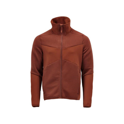 Pullover in pile con giacca in micropile con zip