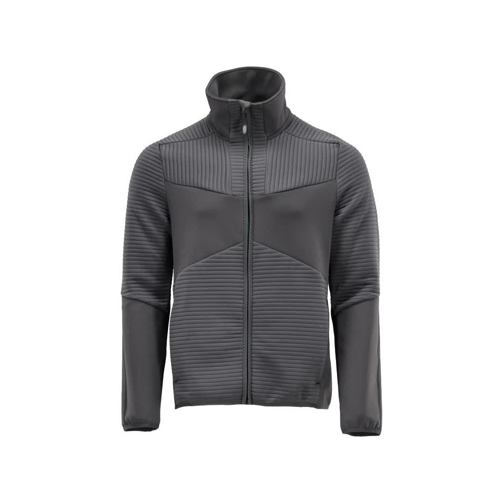 Pullover in pile con giacca in micropile con zip