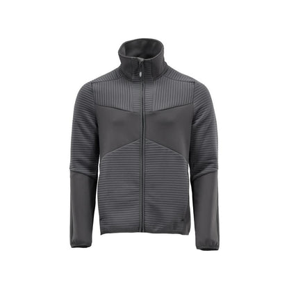 Pullover in pile con giacca in micropile con zip