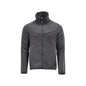 Pullover in pile con giacca in micropile con zip