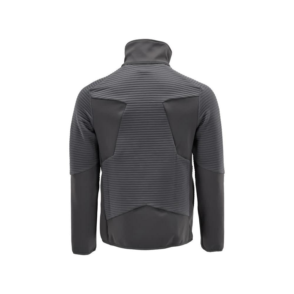 Pullover in pile con giacca in micropile con zip