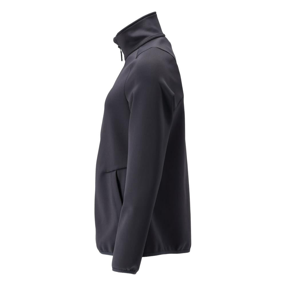 Pullover in pile con zip, giacca in micropile da donna