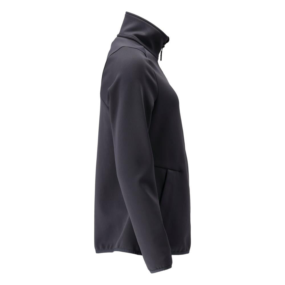 Pullover in pile con zip, giacca in micropile da donna