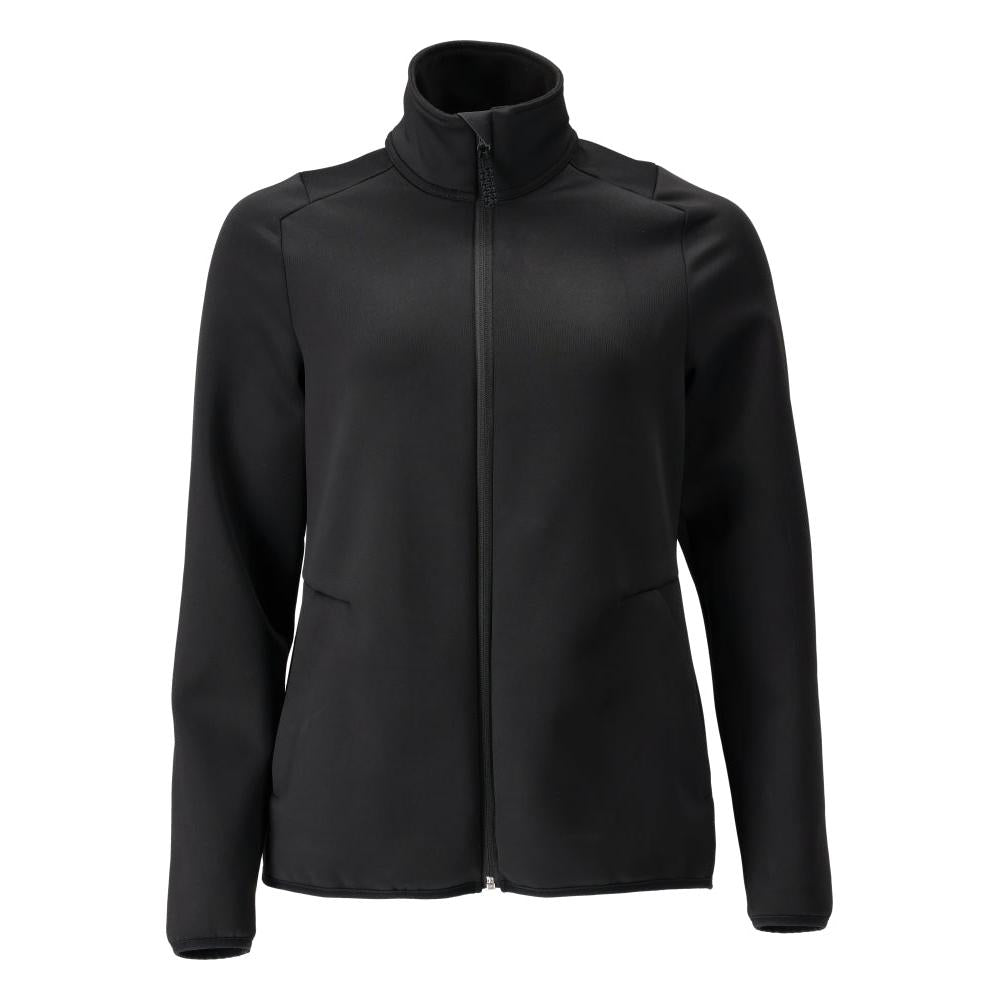 Pullover in pile con zip, giacca in micropile da donna