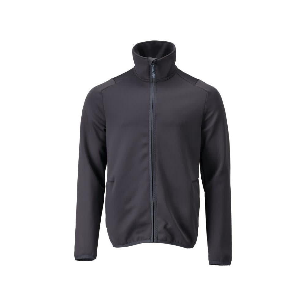 Pullover in pile con giacca in micropile con zip