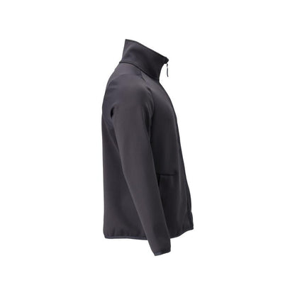Pullover in pile con giacca in micropile con zip
