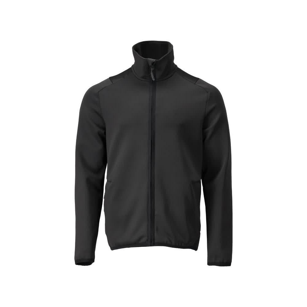 Pullover in pile con giacca in micropile con zip