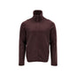 Pullover in pile con giacca in micropile con zip