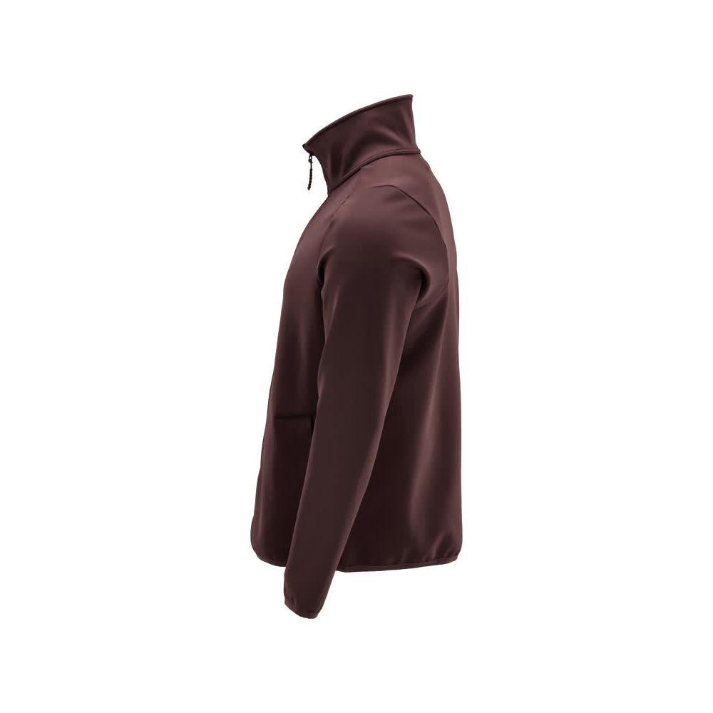 Pullover in pile con giacca in micropile con zip